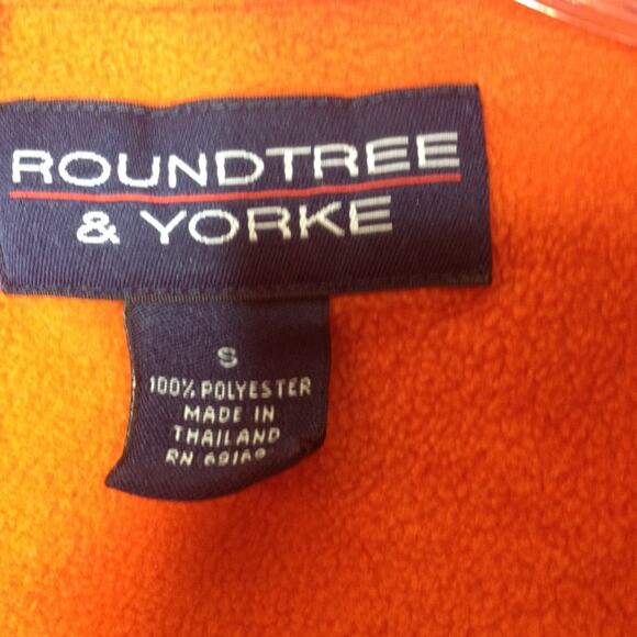 Roundtree & Yorke Fleece Full Zip Long Zip Long Sleeve Jacket Men's Small - Picture 4 of 7